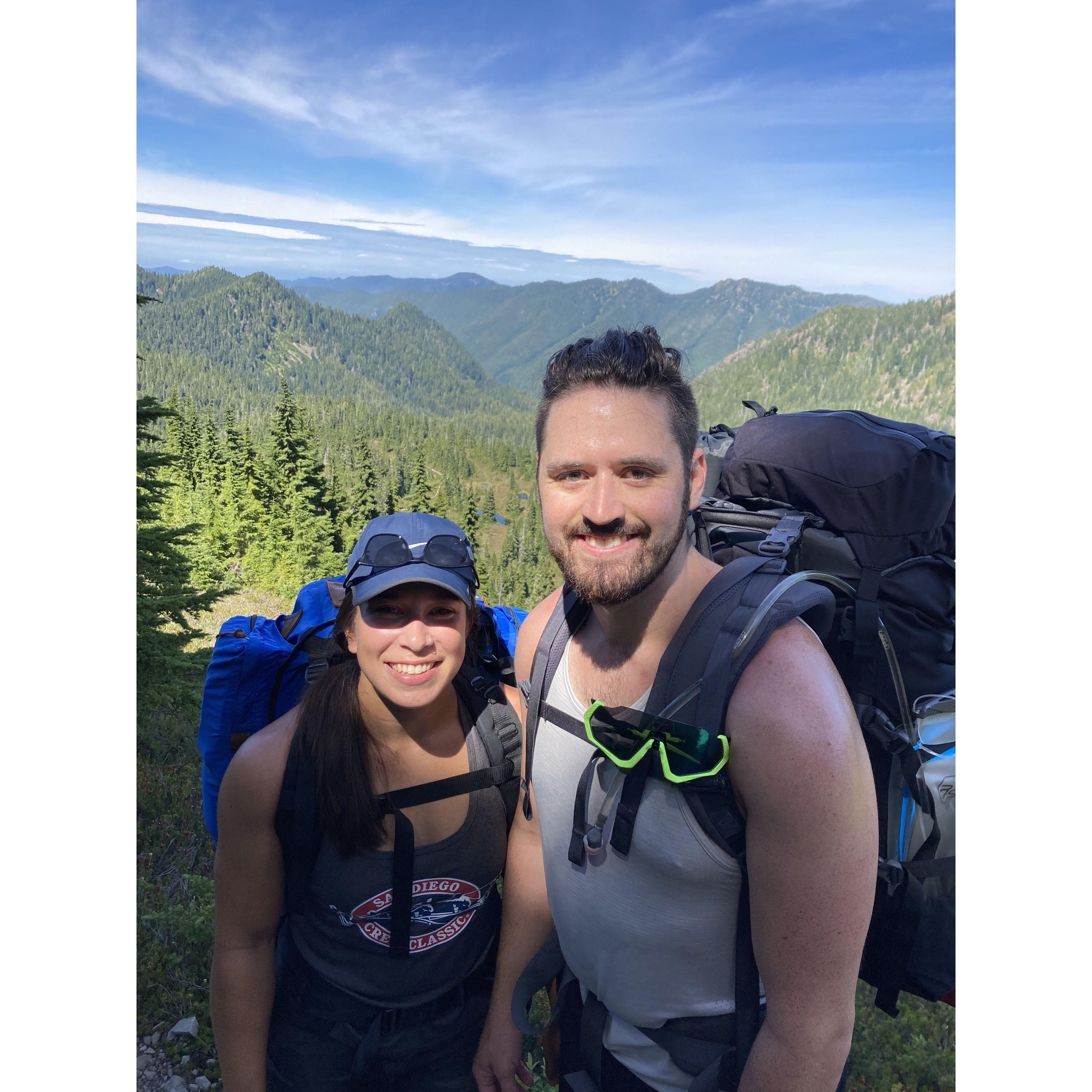 Backpacking together for the first time