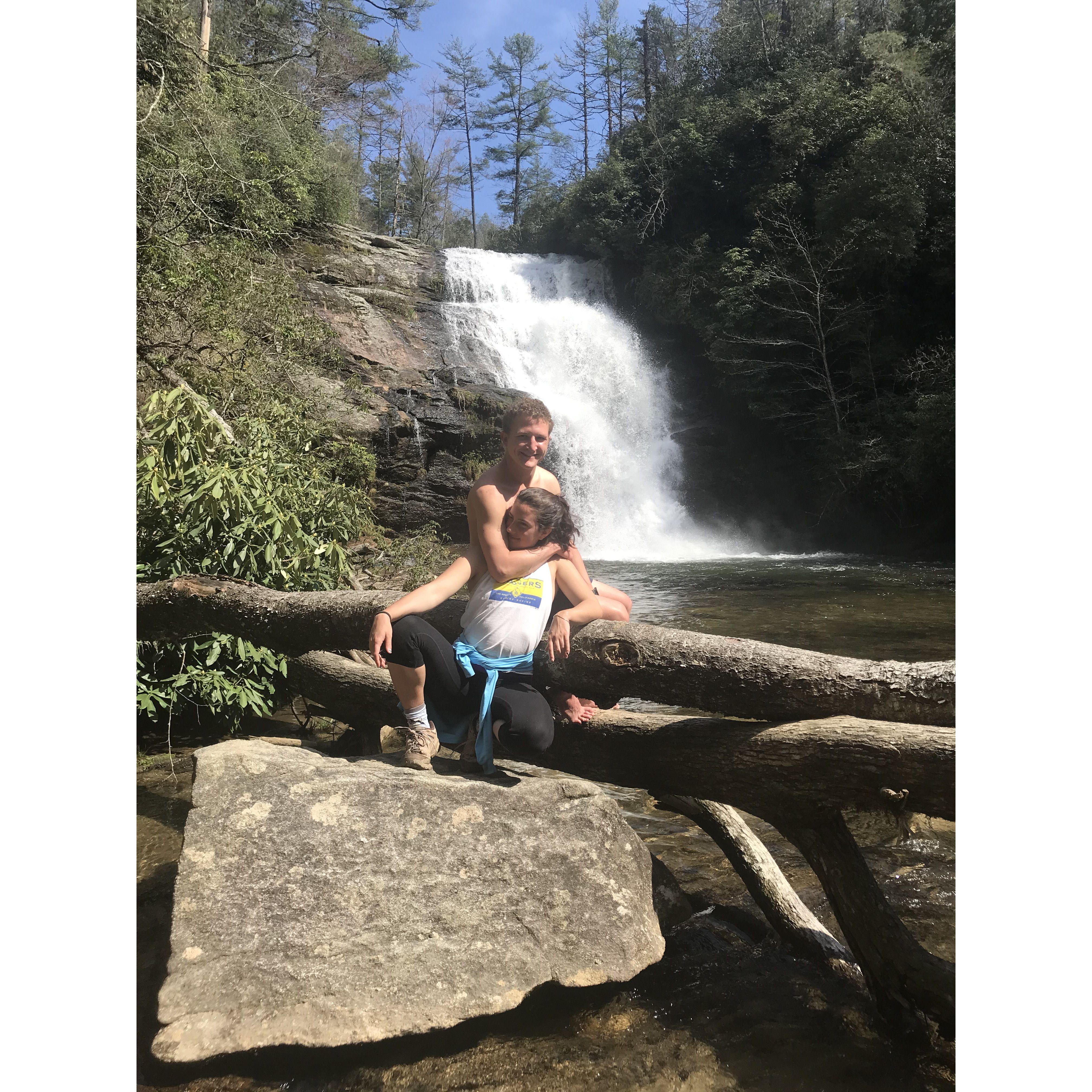 Waterfall in Cashiers! Our fav place on earth!