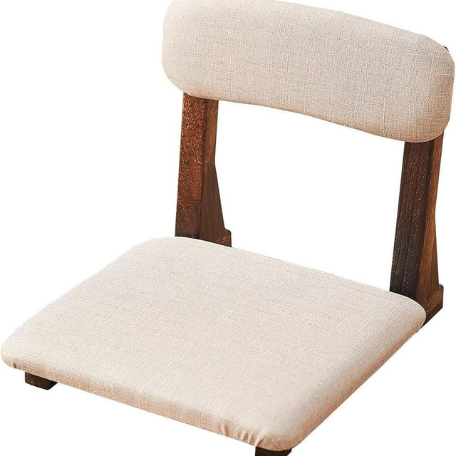 GZQWDC Meditation Chair with Back Support,Japanese Floor Chair,Back Jack for The Floor,Floor Seating,Tatami Floor Seats
