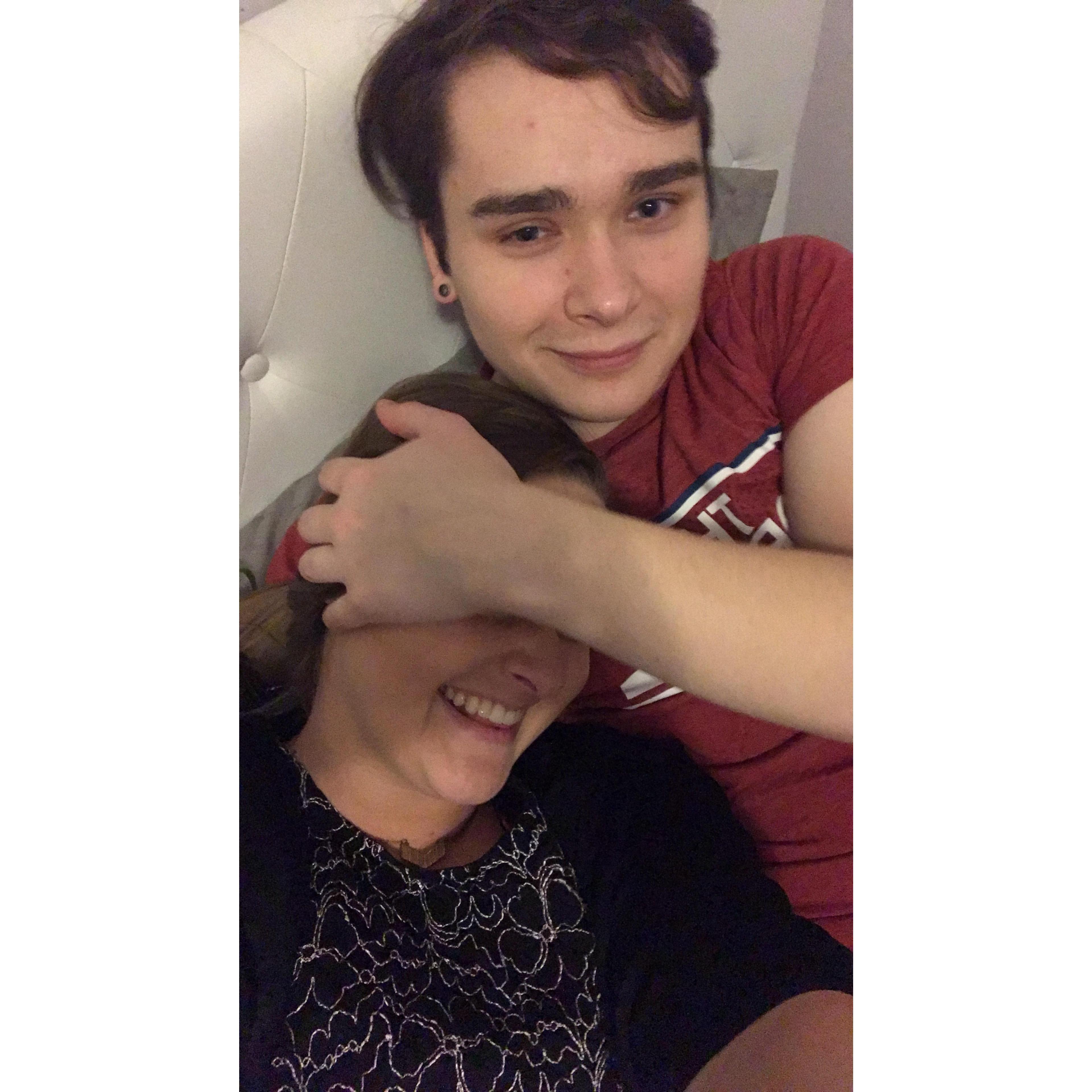After nearly 5 years together, we still never fail to make each other laugh being completely ridiculous together. Another of many pictures that don't get posted but that we love to look back on.