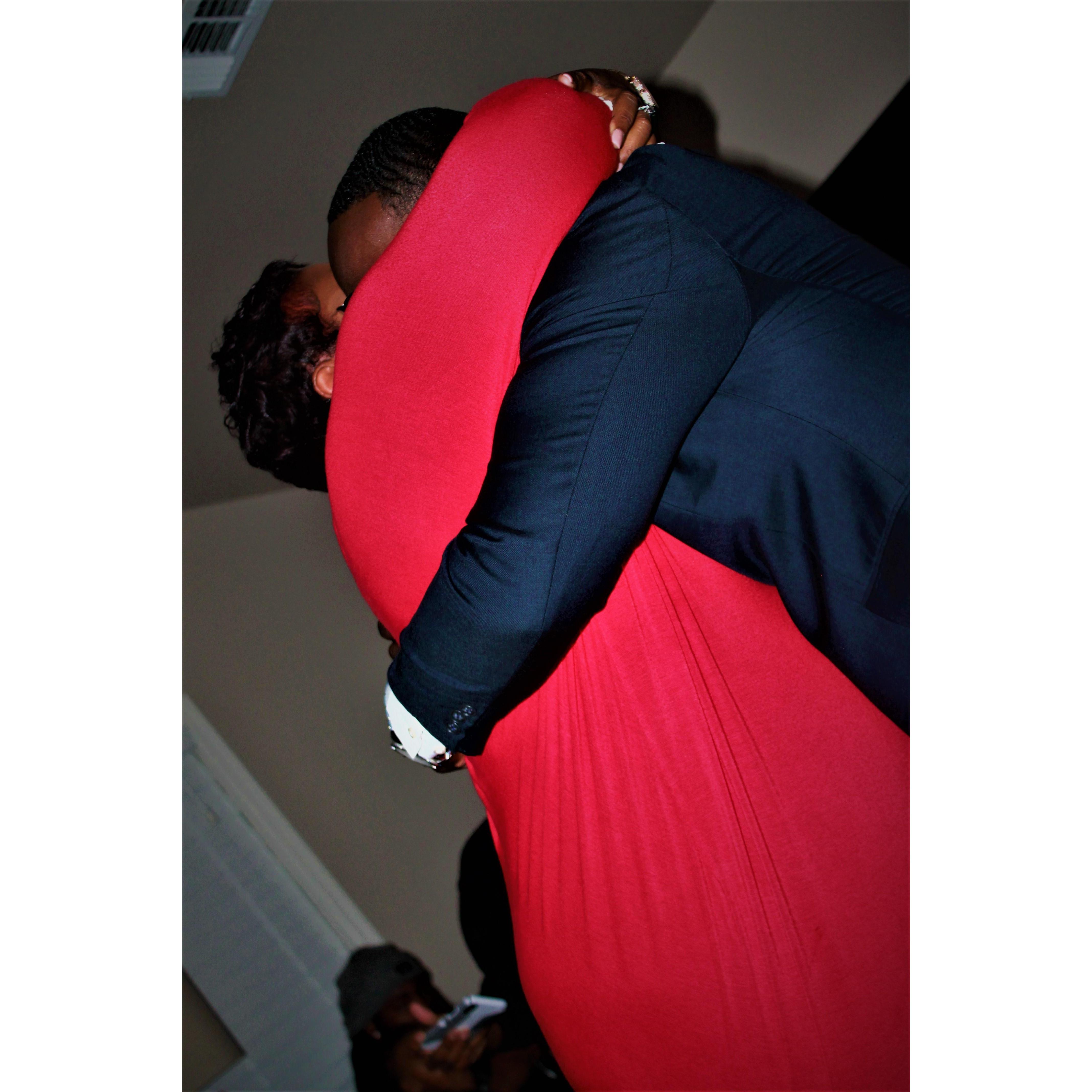 Candace says yes! The hug for an extended time.