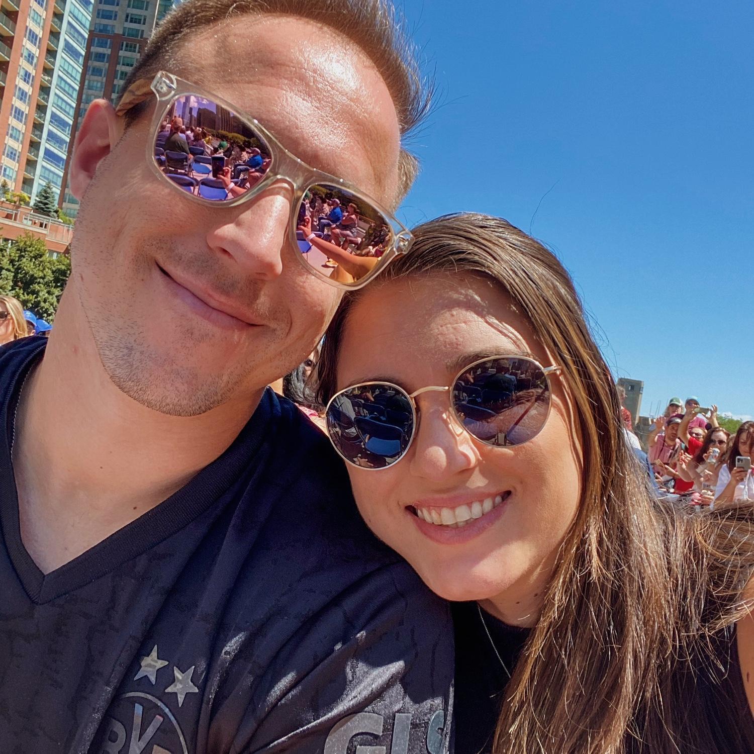 Kev’s first visit to Chicago after Kim moved there - August 2023