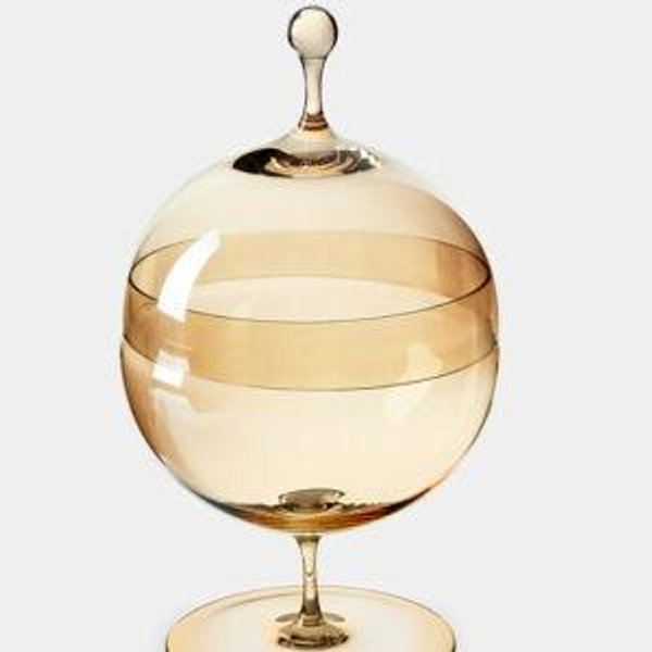 Hand-Blown Crystal Candy Dish II