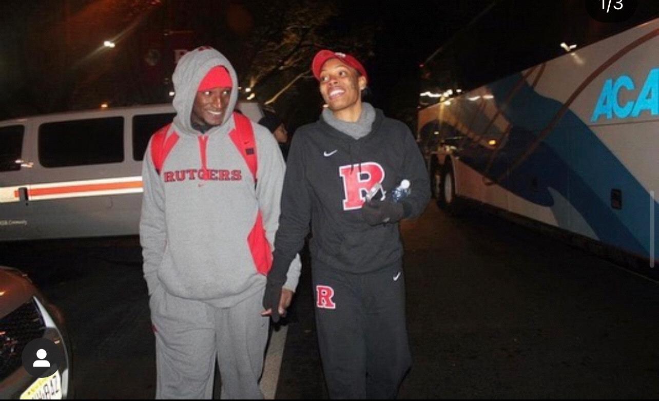 After a college game (savon was most likely the LAST one out the locker room)