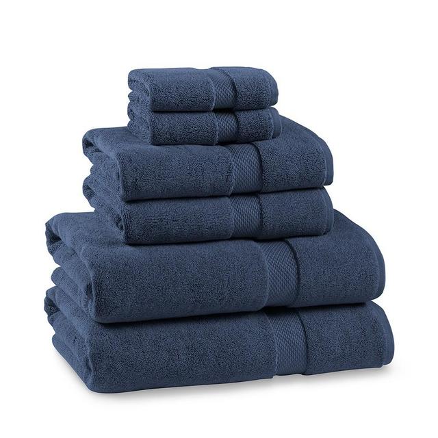 Chambers® Heritage Solid Washcloths, Set of 2, Navy
