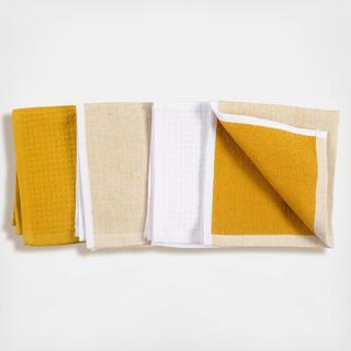 Linden Reversible Terry Dish cloth, Set of 4