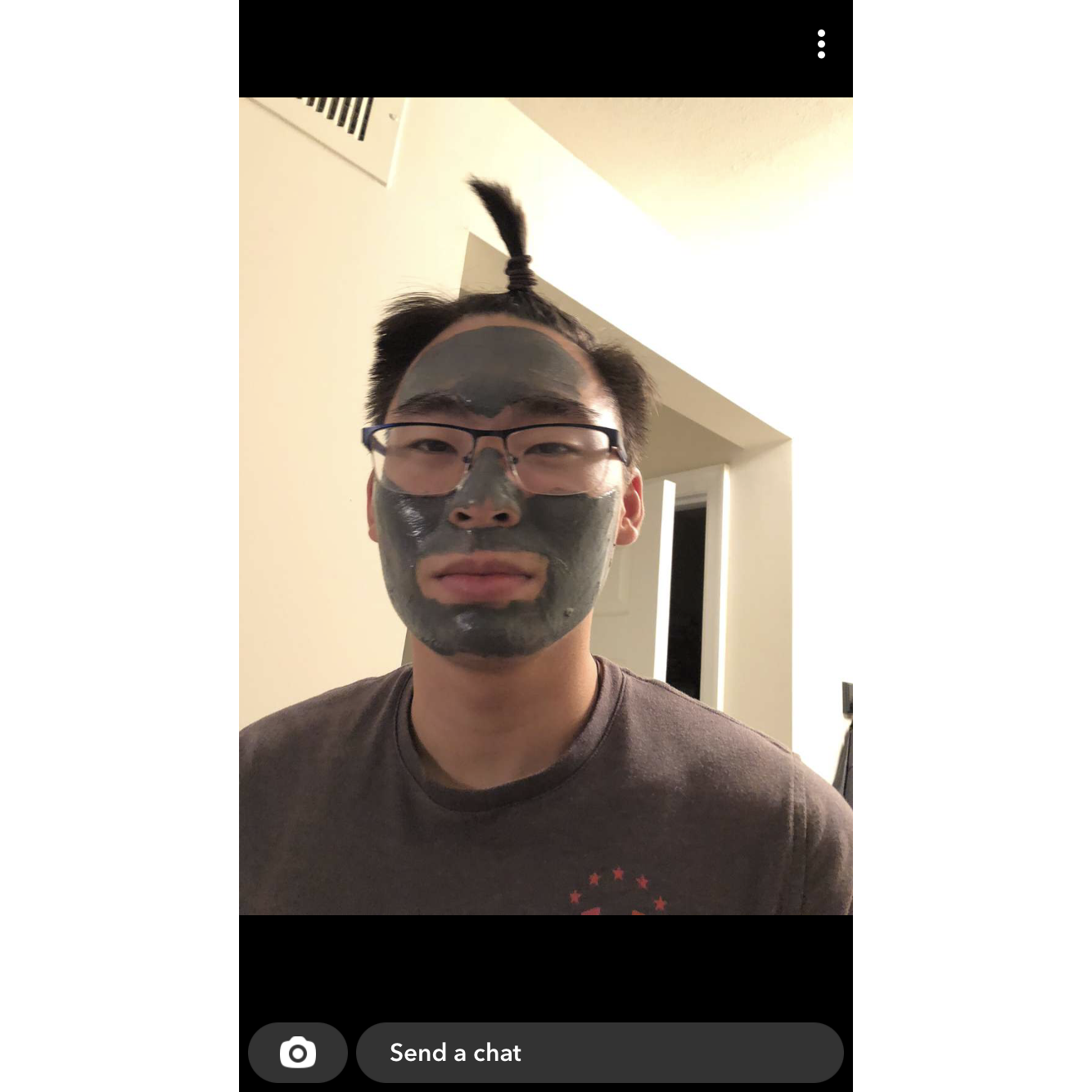 Audrey forced Vincent to do a facemask :-)
(summer 2018)