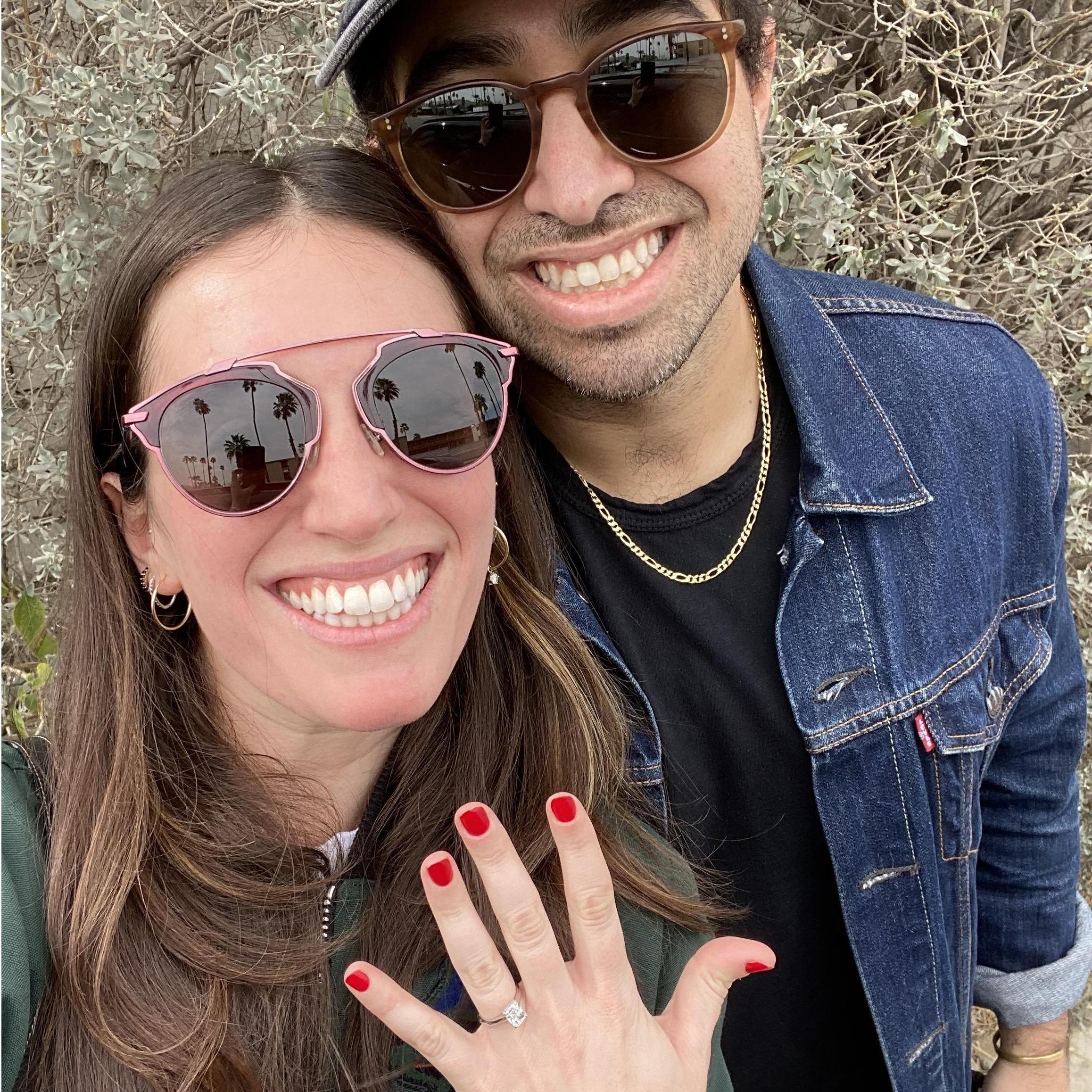 She said yes!