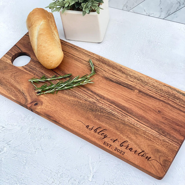Charcuterie Board, Cheese Board, Serving Plank, Anniversary Gift, Wedding Gift, Housewarming Gift, Serving Board, Couples Gift, New Home