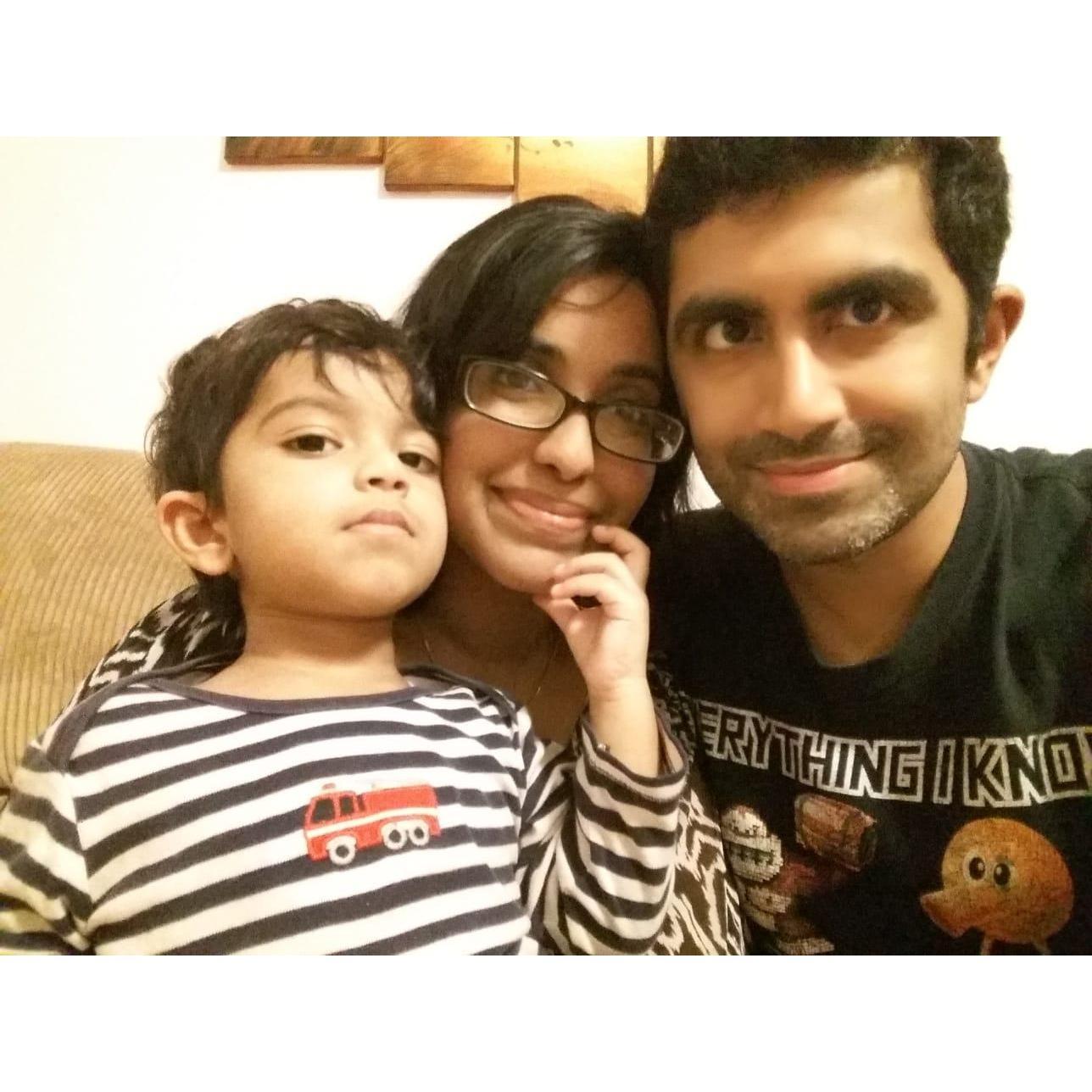 Tinu's cousin brother and family