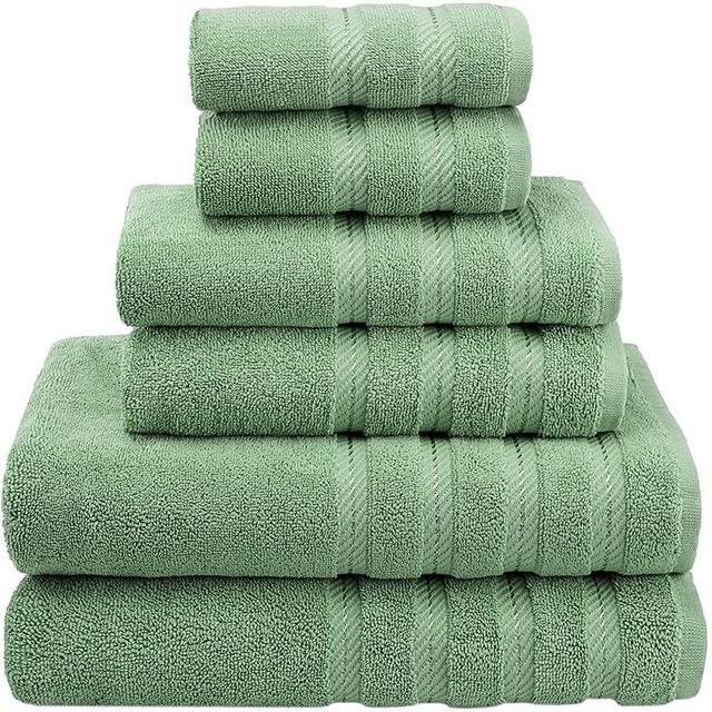 American Soft Linen Bath Towels 100% Turkish Cotton 4 Piece Luxury Bath  Towel Sets for Bathroom - Malibu Peach 