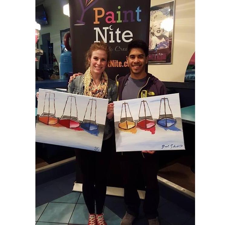 Sara crushed Jake's painting