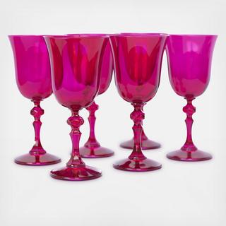 Estelle Regal Wine Goblet, Set of 6