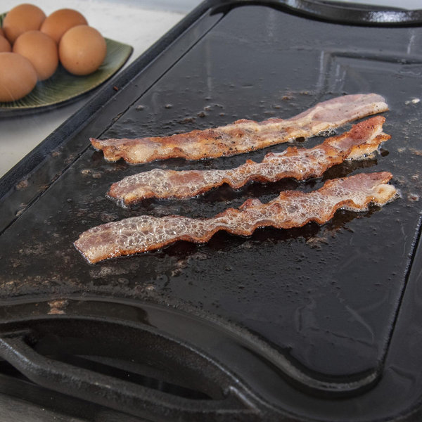 Cast Iron Reversable Grill/Griddle Pan - Thumbnail 3