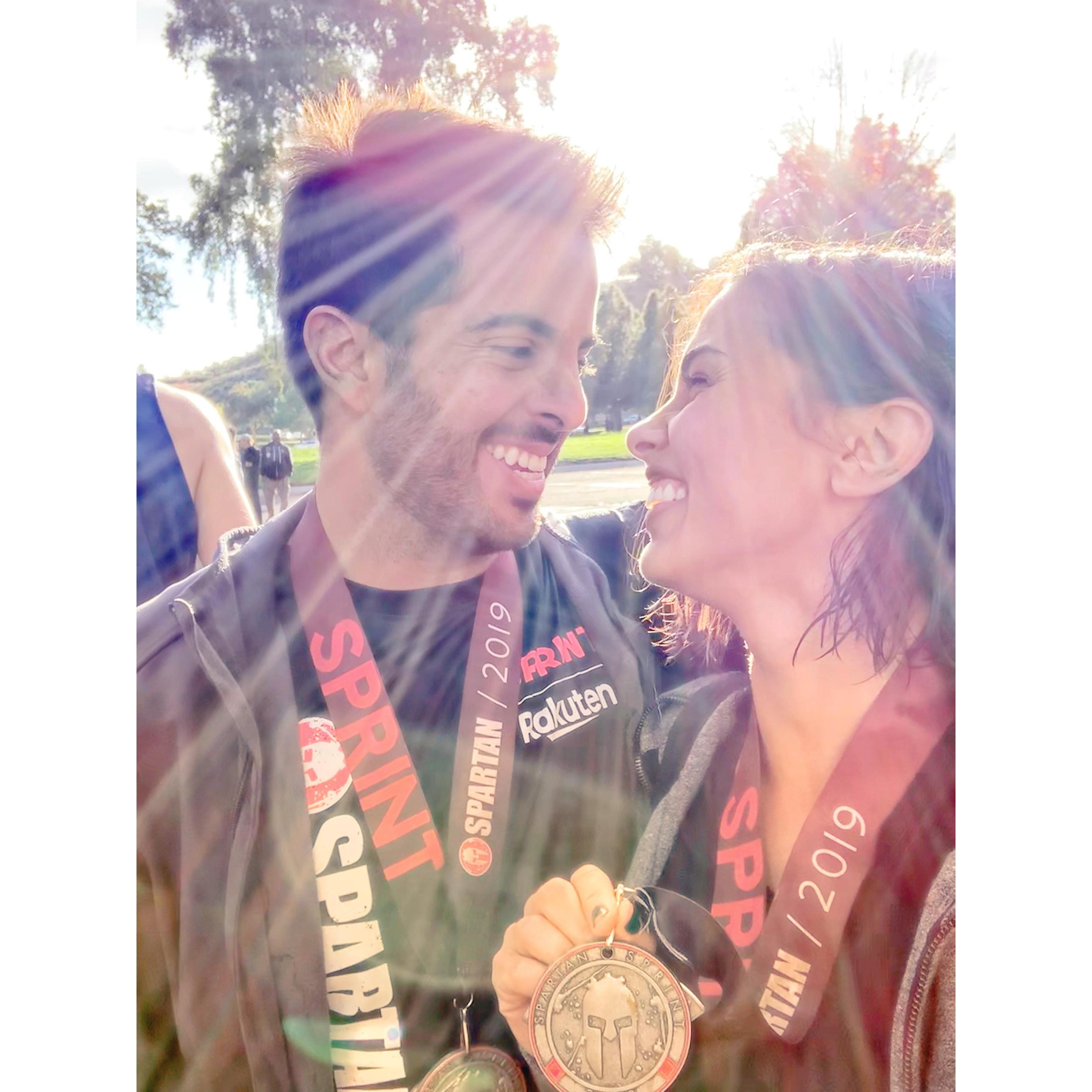 Our first Spartan Race together - Dec 2019