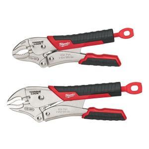 Torque Lock Curved Jaw Locking Pliers Set (2-Piece)