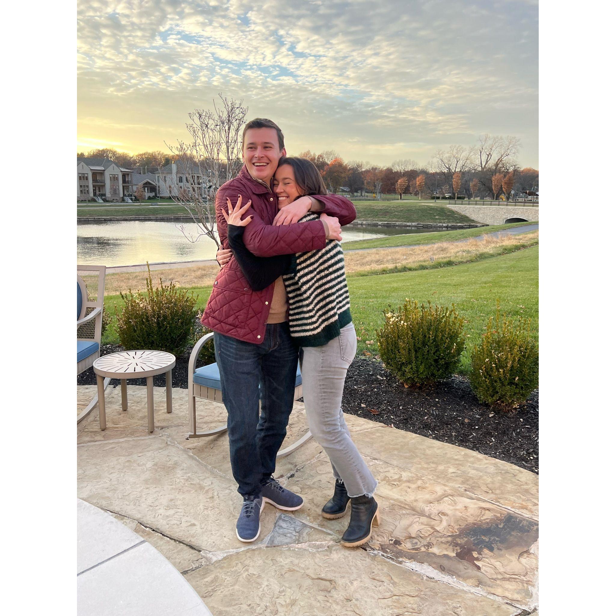 When Kate said YES!!!! to Kevin