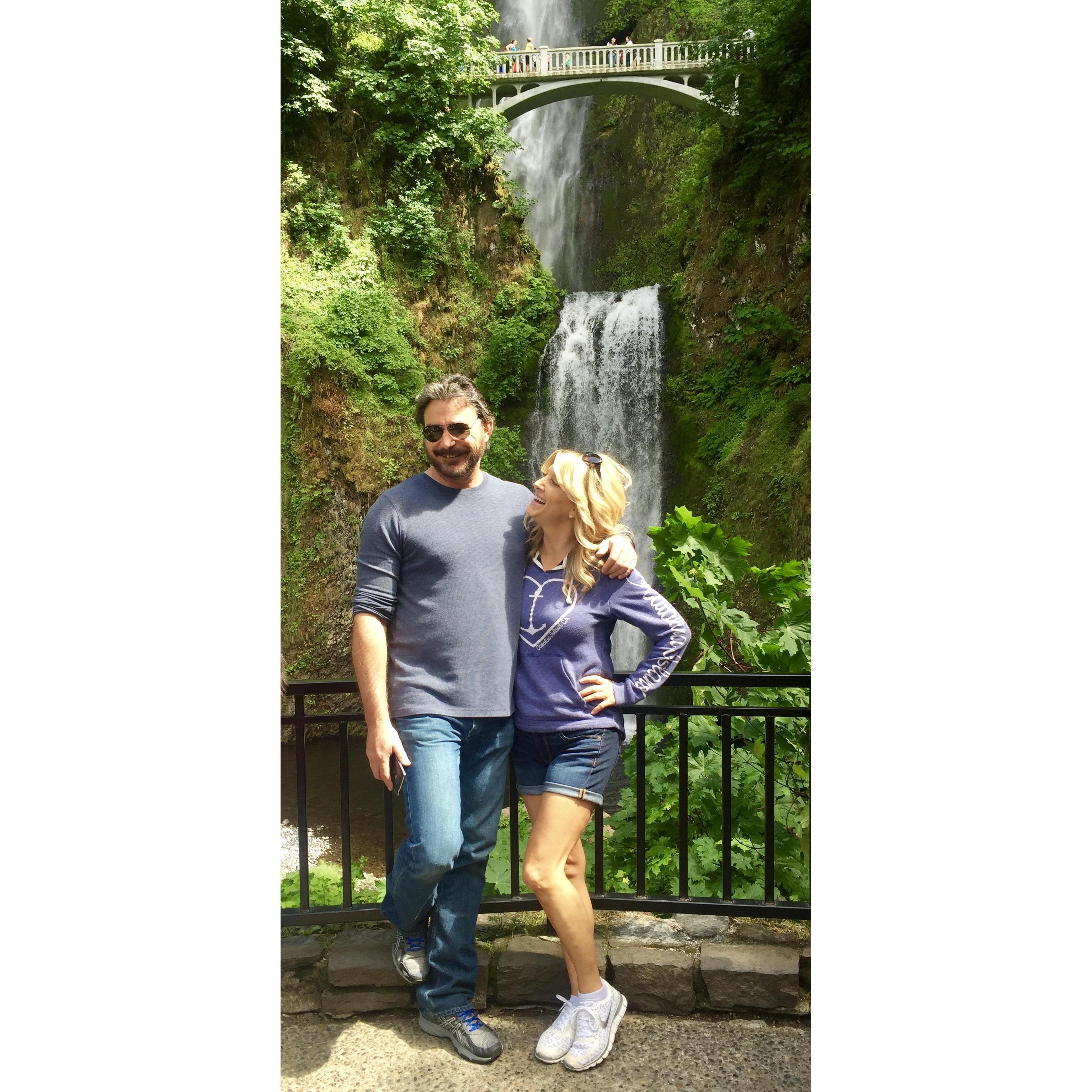 Multnamah Falls in Oregon