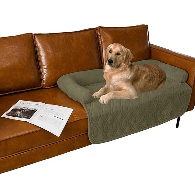 Ameritex Pet Dog Bed Coral Fleece Furniture Cover with Anti-Slip Back Suitable for Bed and Sofa Super Soft