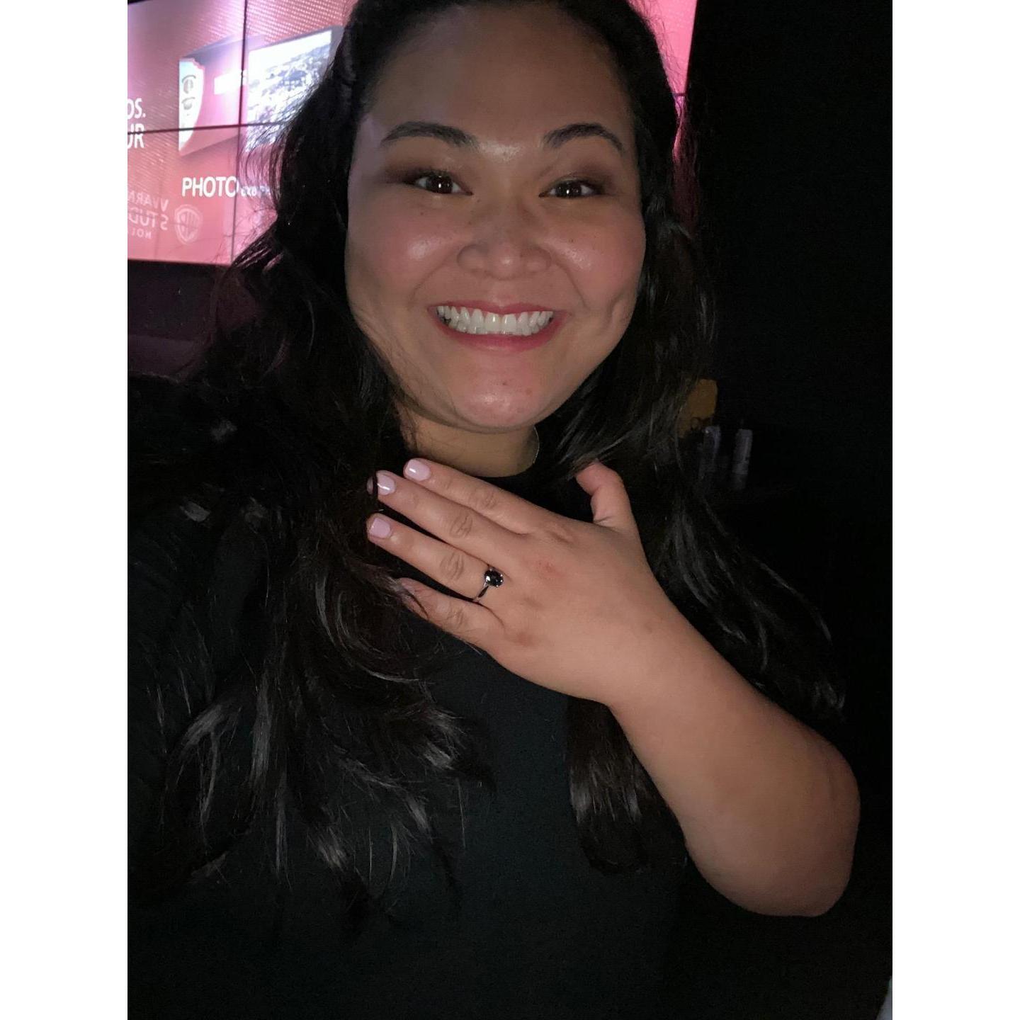 I said YES!