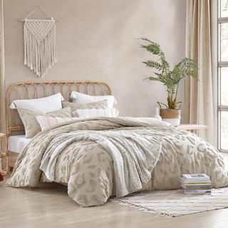 Chenille Leopard 3-Piece Duvet Set