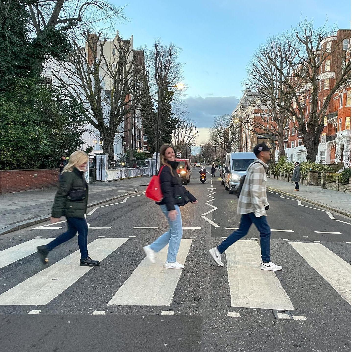Classic Beatles memory on Abbey Road