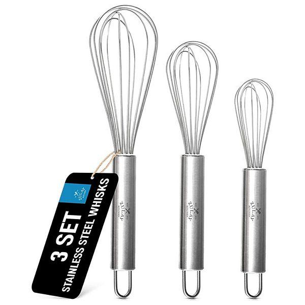 Stainless Steel Whisk - Set of 3