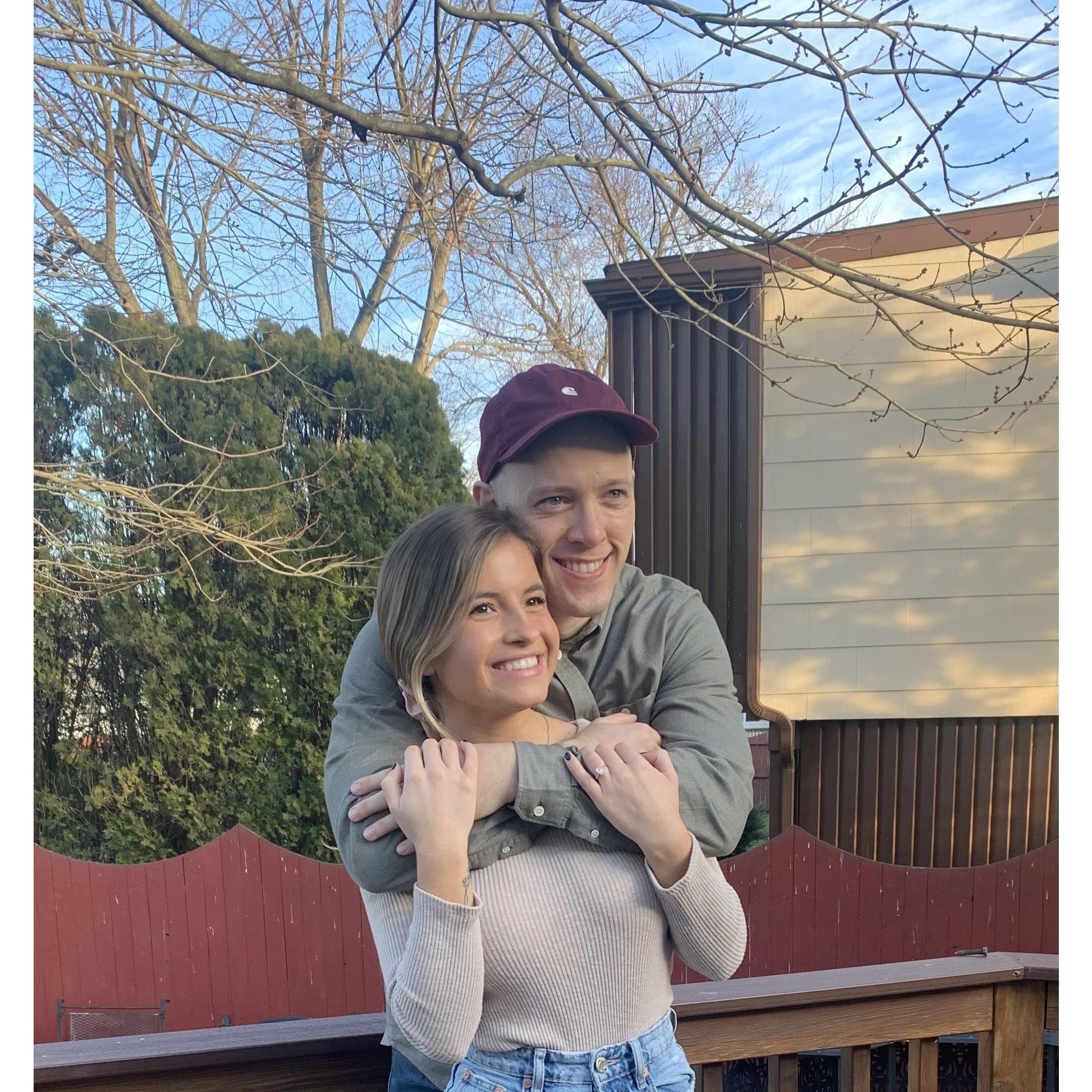 The day we got engaged, Mount Laurel, NJ
