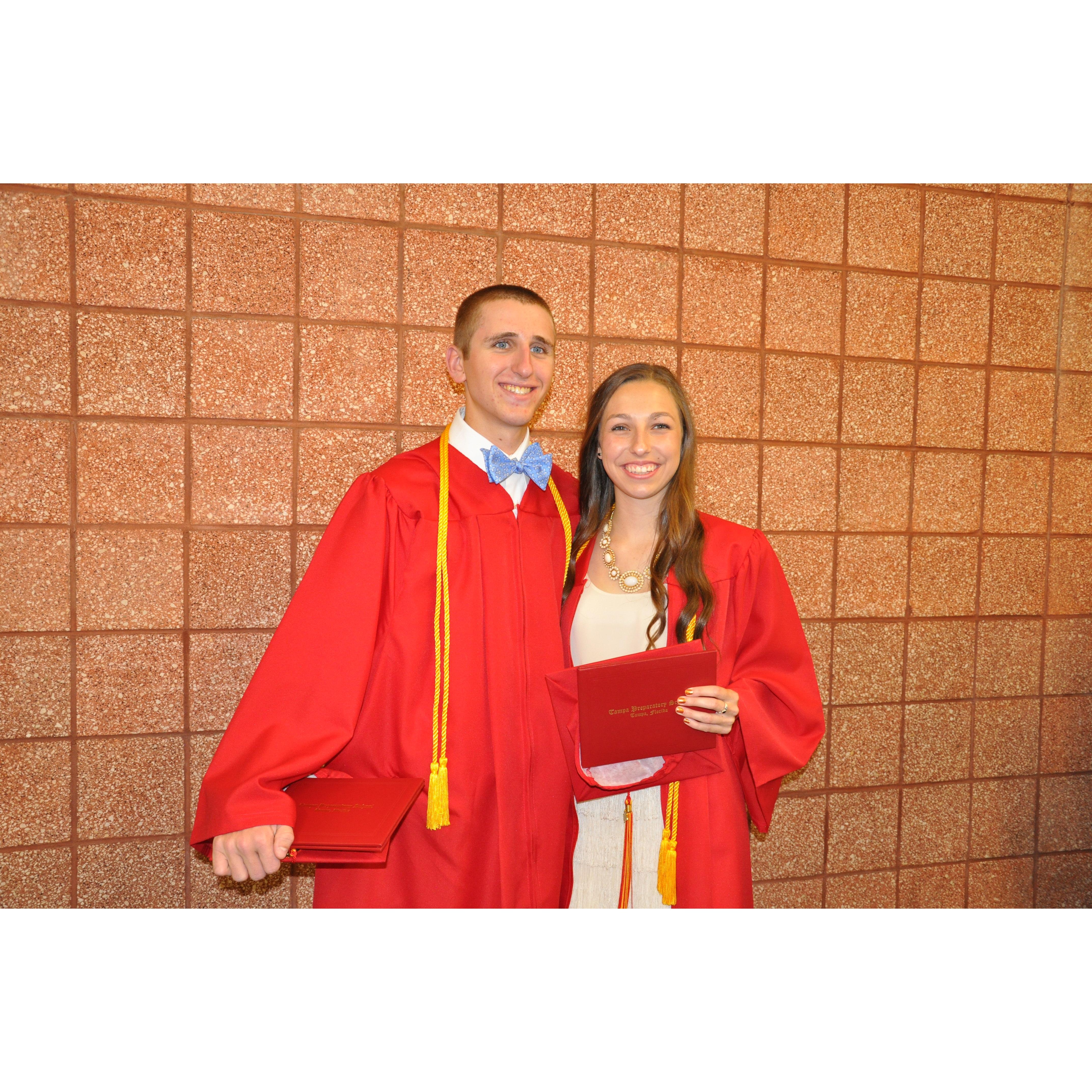 Our high school graduation, 2014