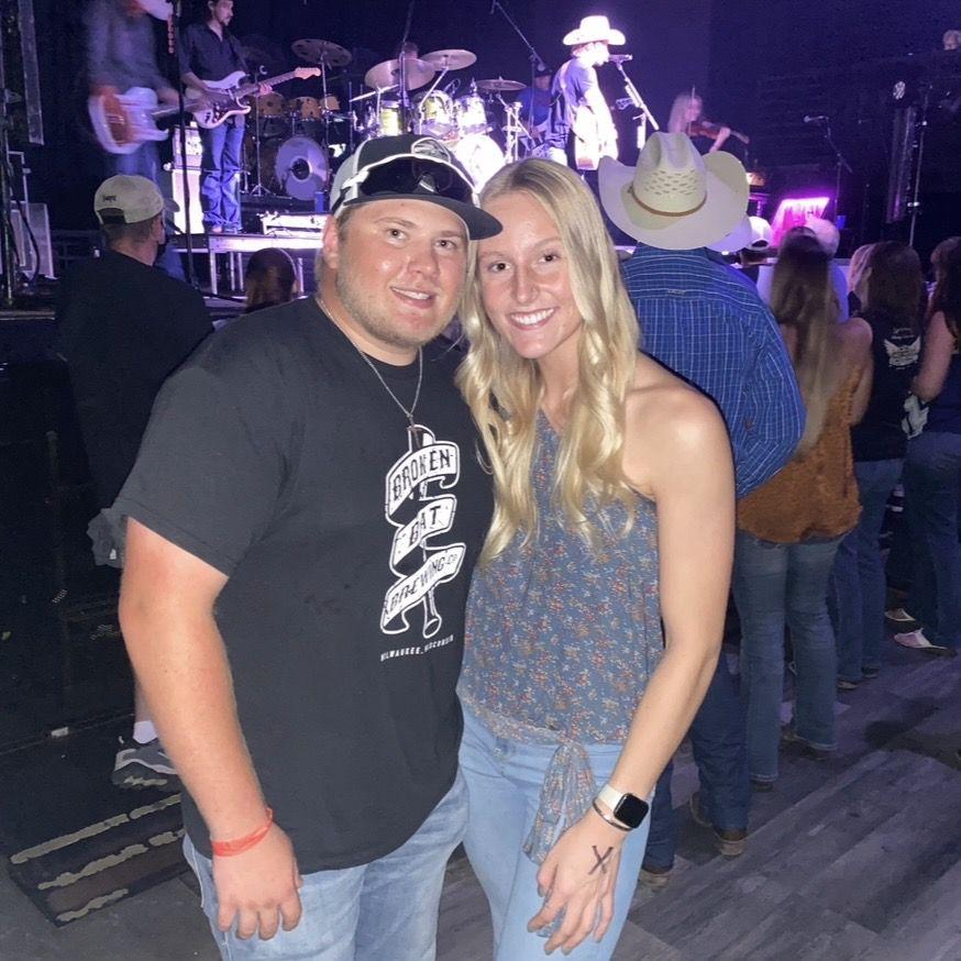 Jamming out to Aaron Watson at Bourbon Theatre