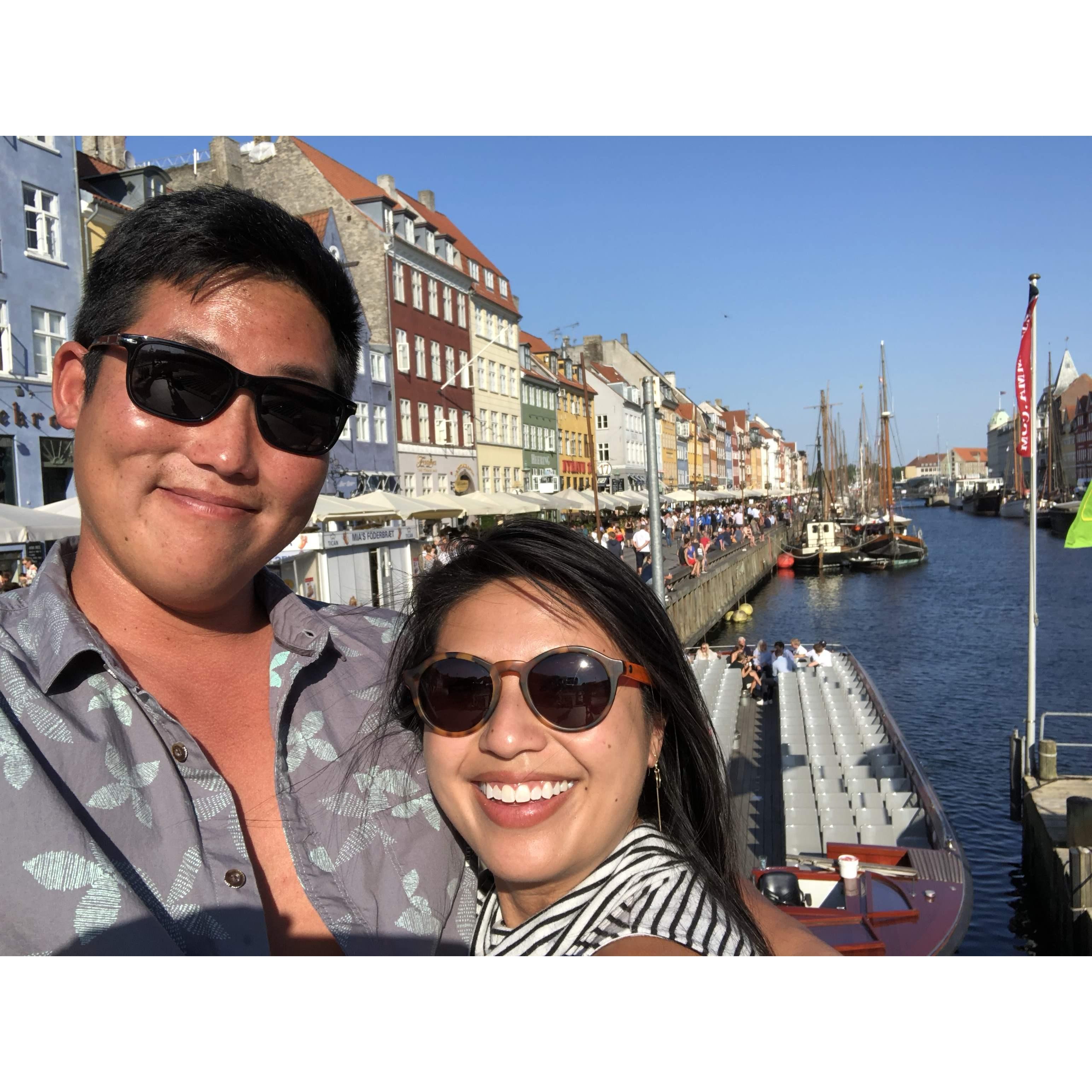 Nyhavn in Copenhagen, Denmark