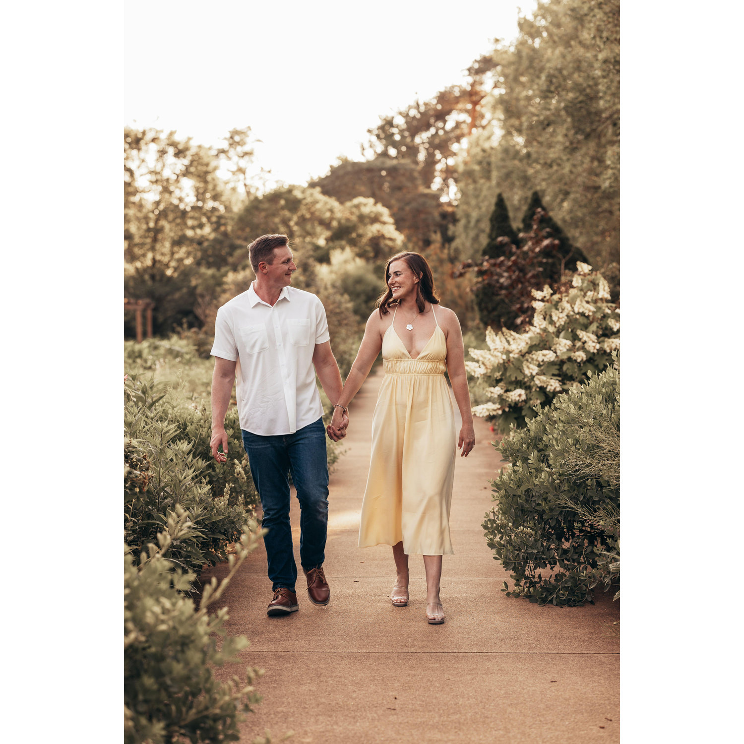 Engagement pic at Ault Park