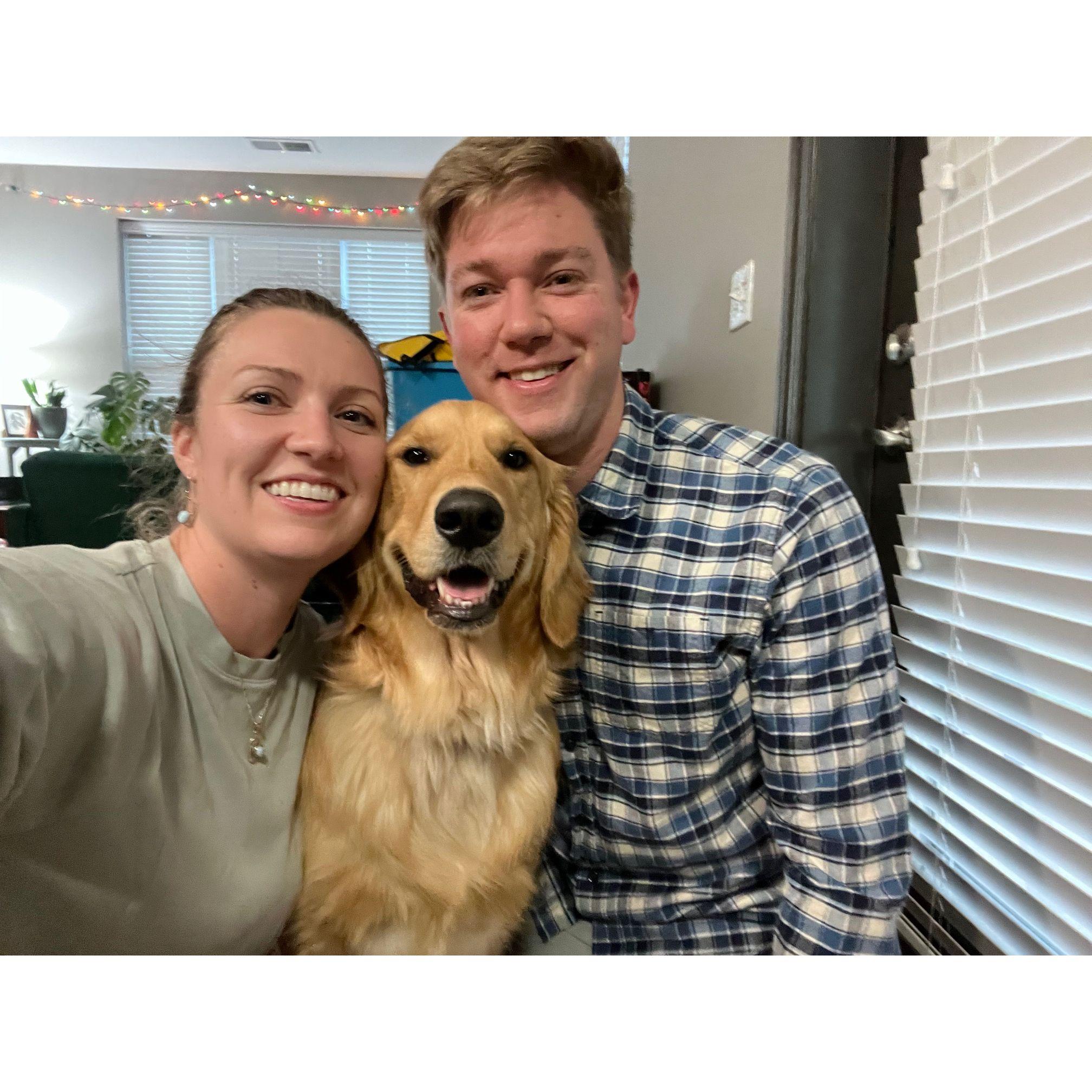 Midas popped in for the family photo