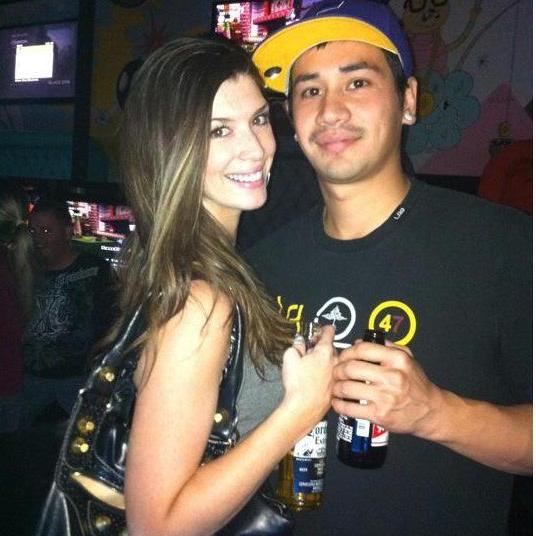 In Las Vegas on one of our many date nights.