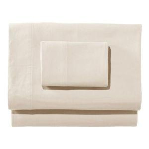 L.L. Bean Ultrasoft Comfort Flannel Queen Sheet Set (Natural)