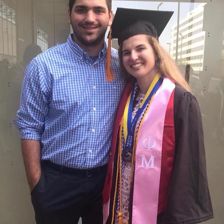At PD’s college graduation, Baltimore, MD May 2019.