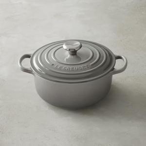 Le Creuset Signature Cast-Iron Round Dutch Oven, French Grey, 2 3/4-Qt.