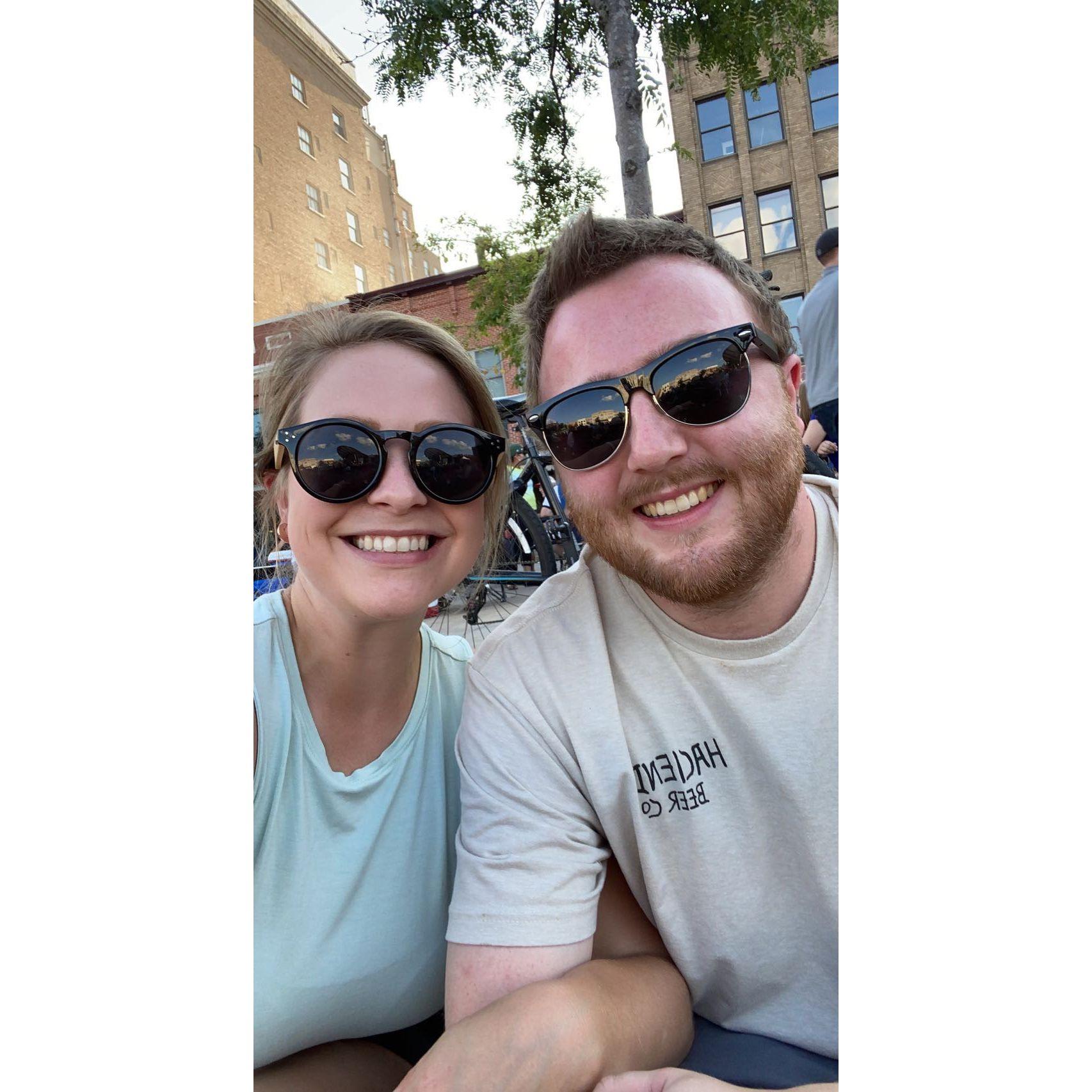 Concert on the square in Wausau.