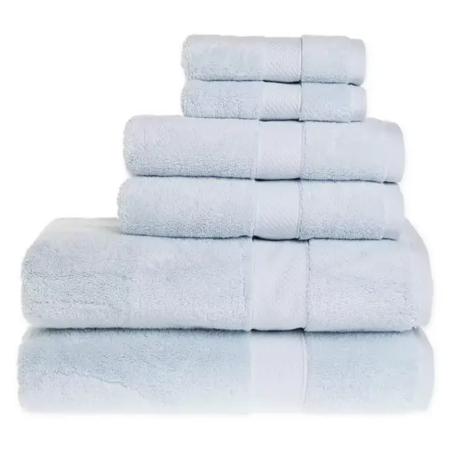 Wamsutta® Egyptian Cotton Bath Towels in Cloud Blue (Set of 6)