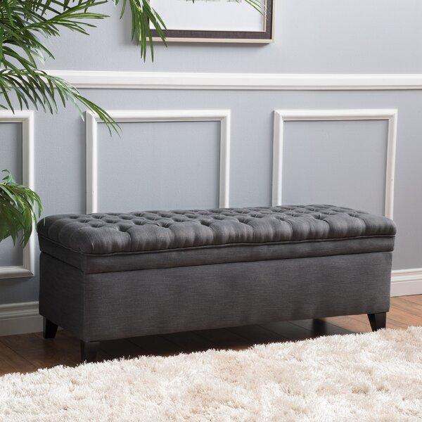 50" Tufted Rectangle Storage Ottoman