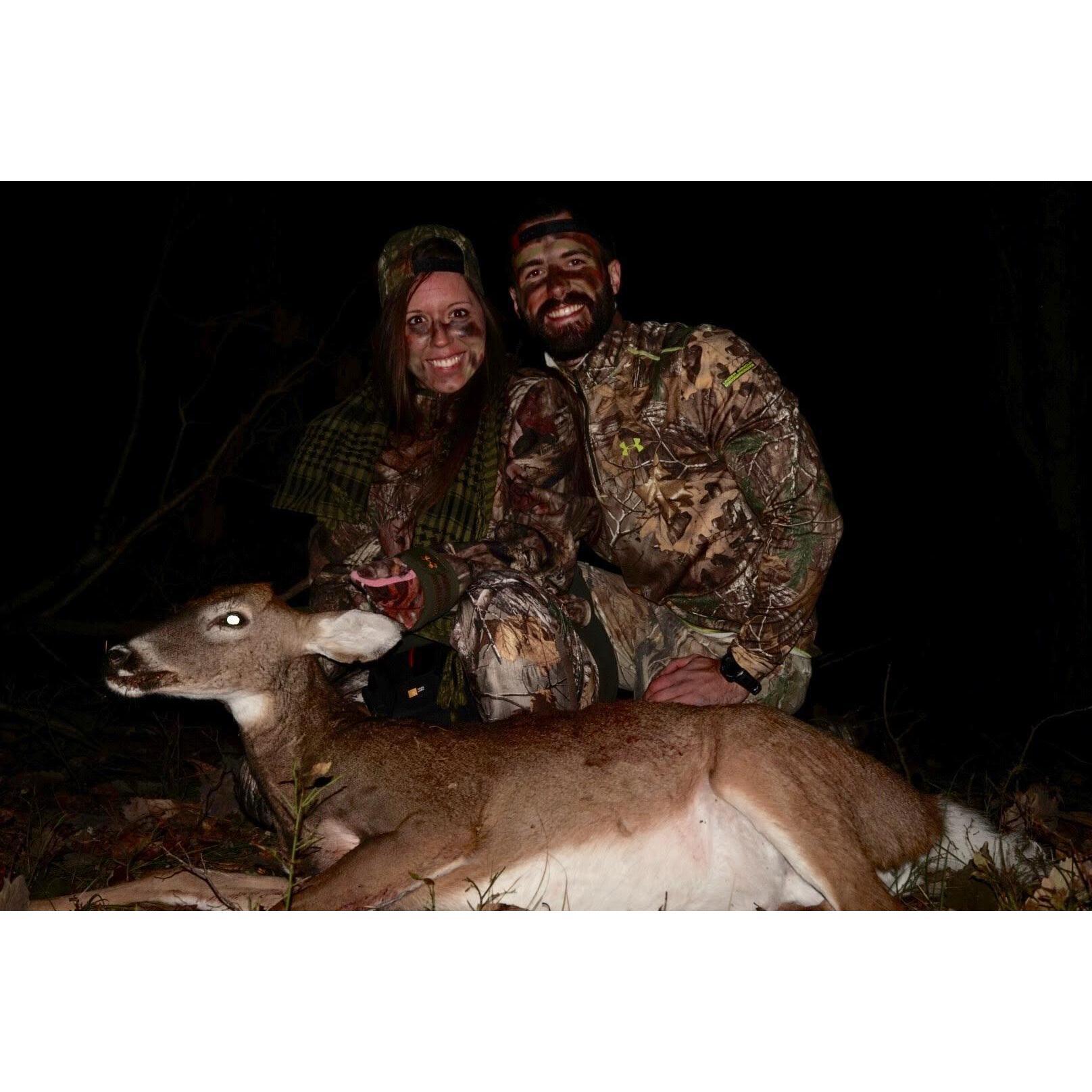 Our first deer together!