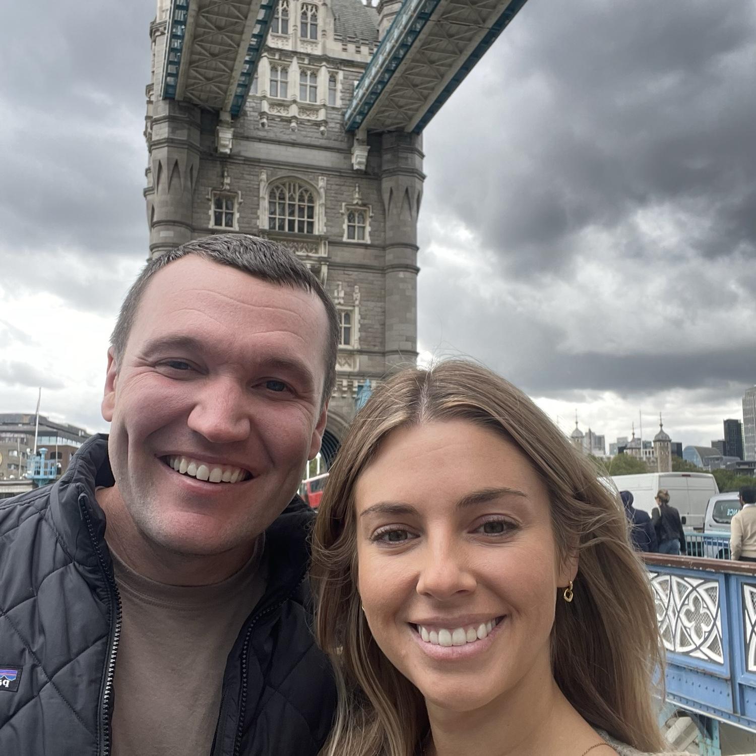 London. Heather’s 1st trip to Europe.