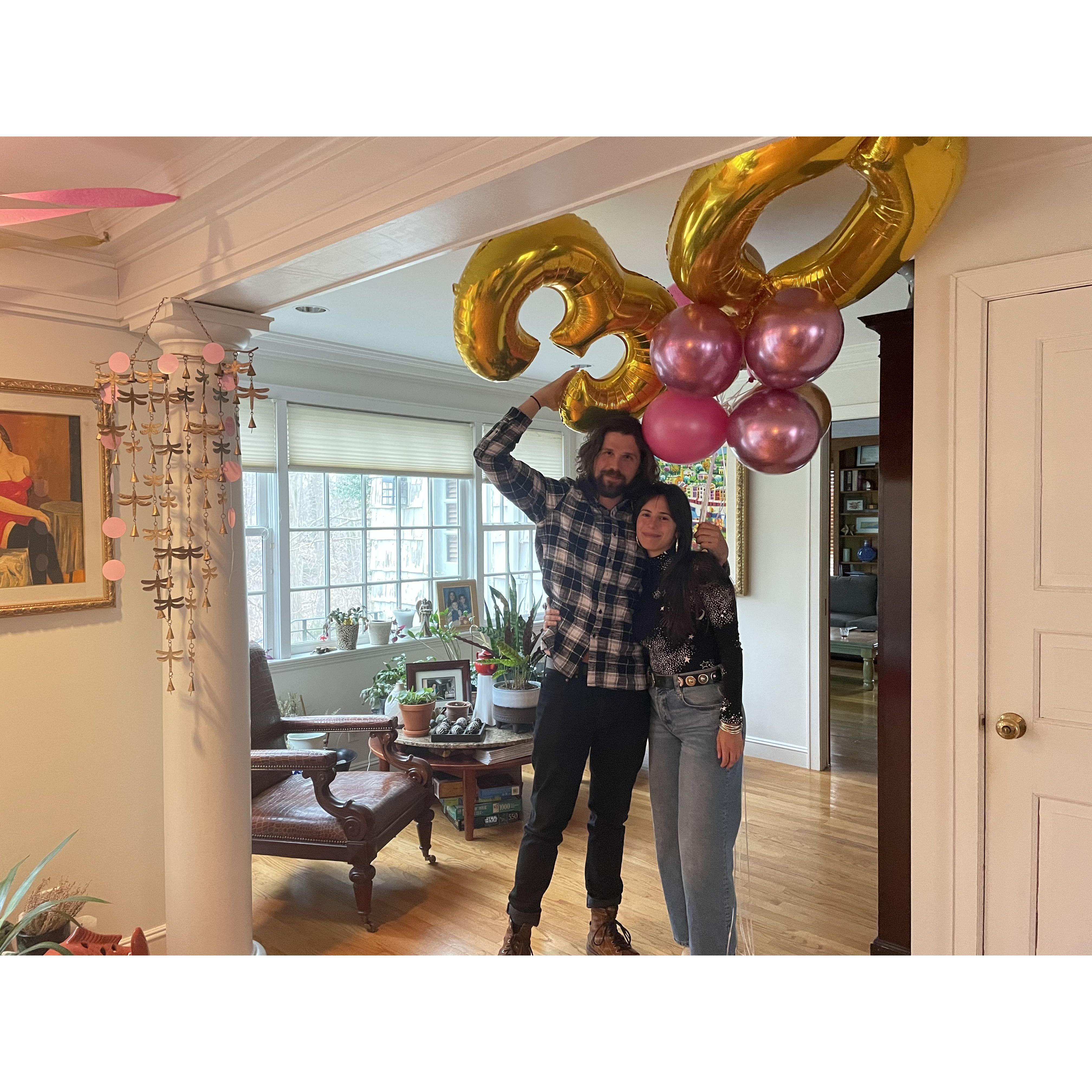 Turning 30 five days apart from each other at the beautiful Curti home in Long Island