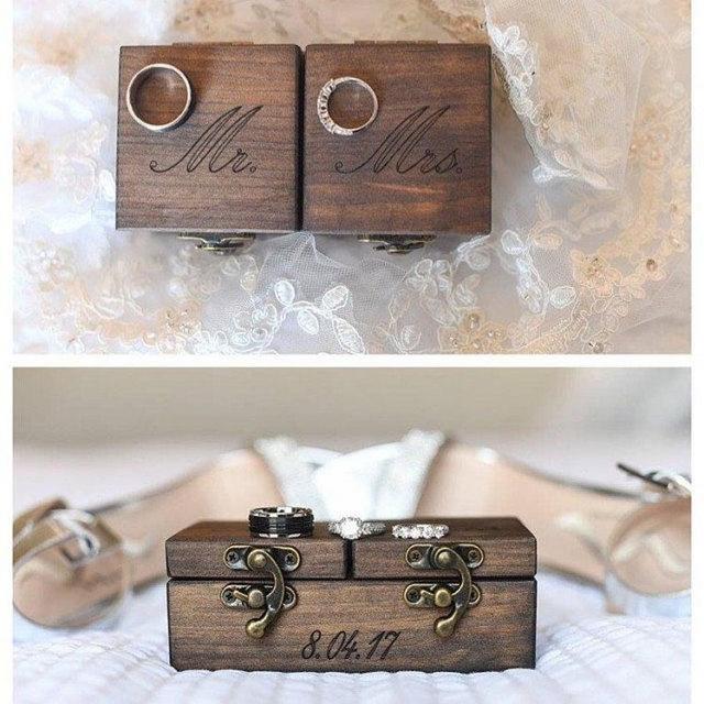 Mr. & Mrs. Wedding Ring Holder