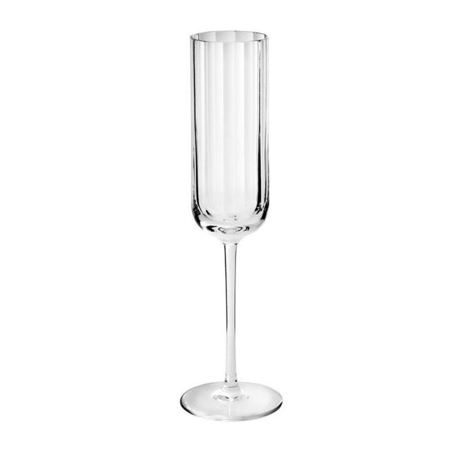 Richard Brendon Fluted Crystal Glassware - Champagne Flute