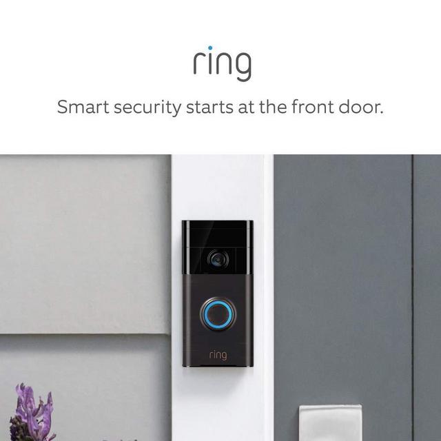 Ring Video Doorbell with HD Video, Motion Activated Alerts, Easy Installation - Venetian Bronze
