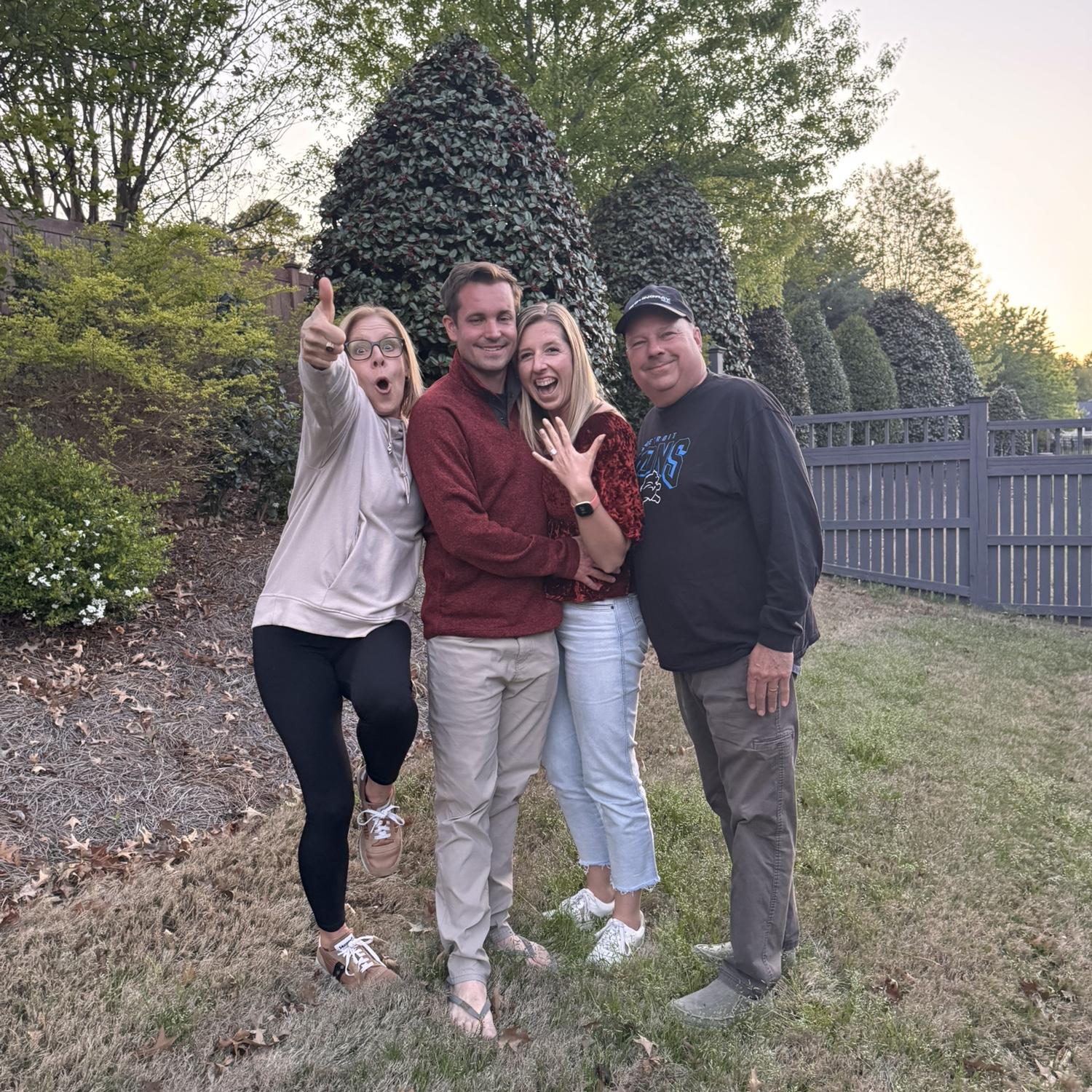 The only ones more surprised than Payton were A.P. and Lisa