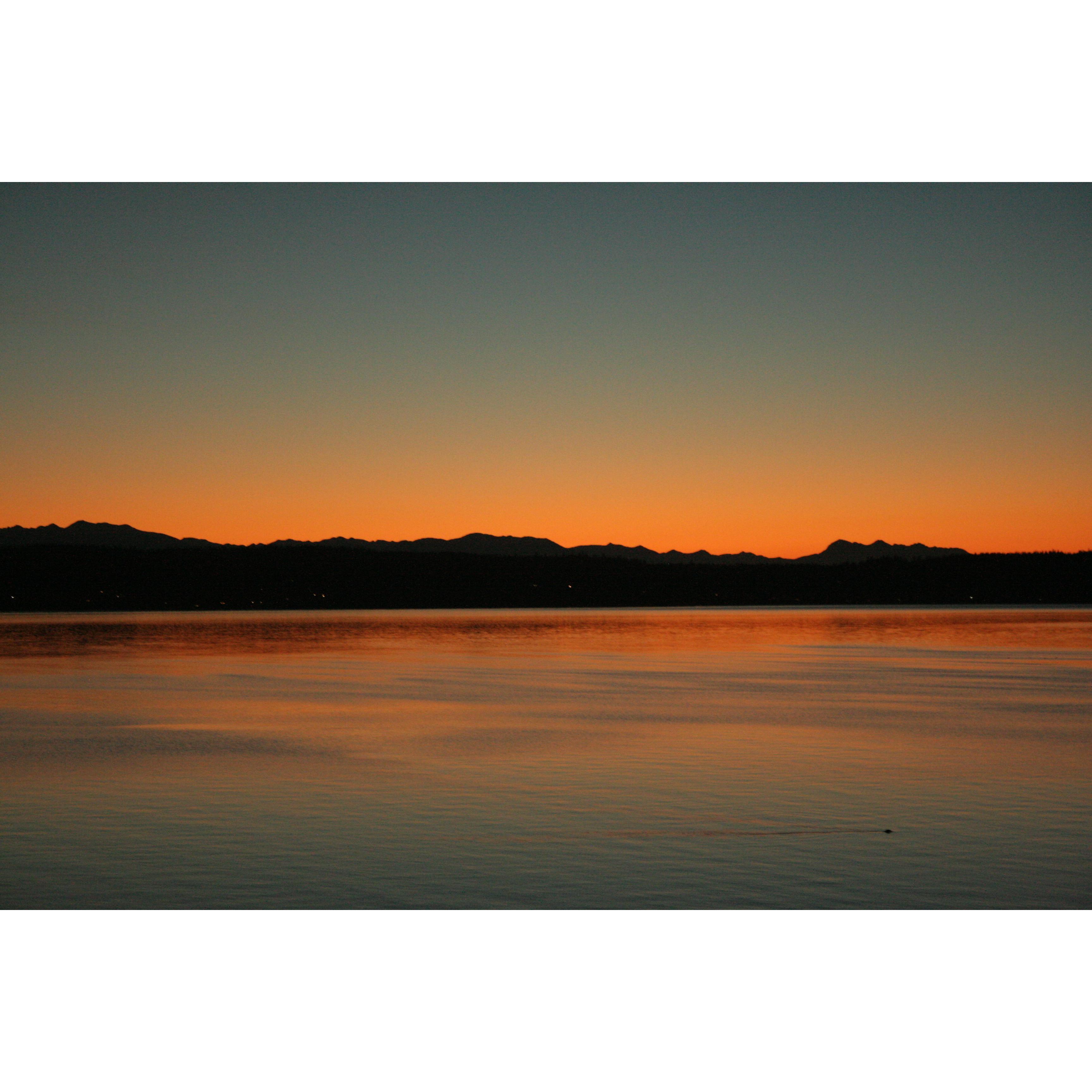 Sunset at Camano Island.