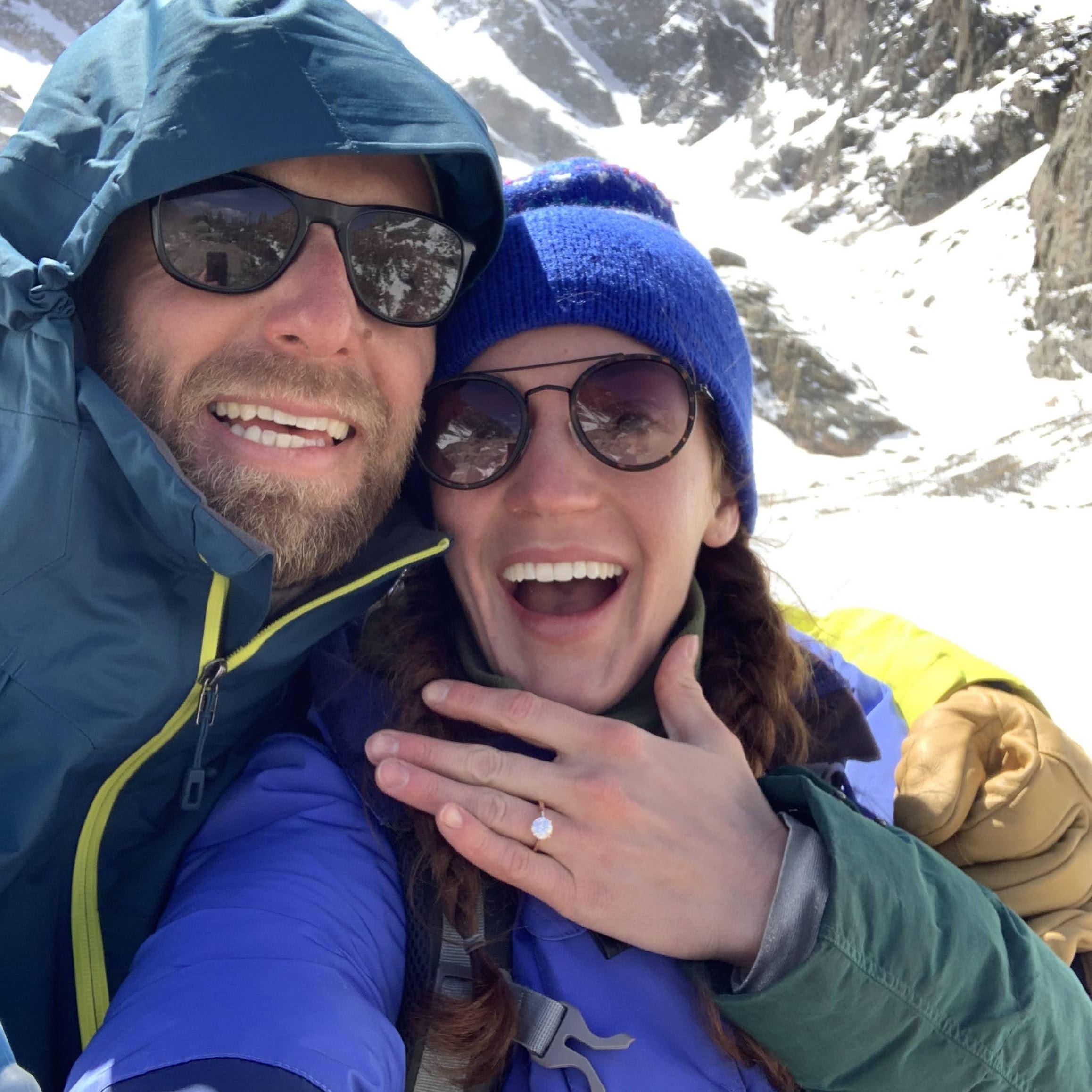 The day we were engaged, Rocky Mountain National Park