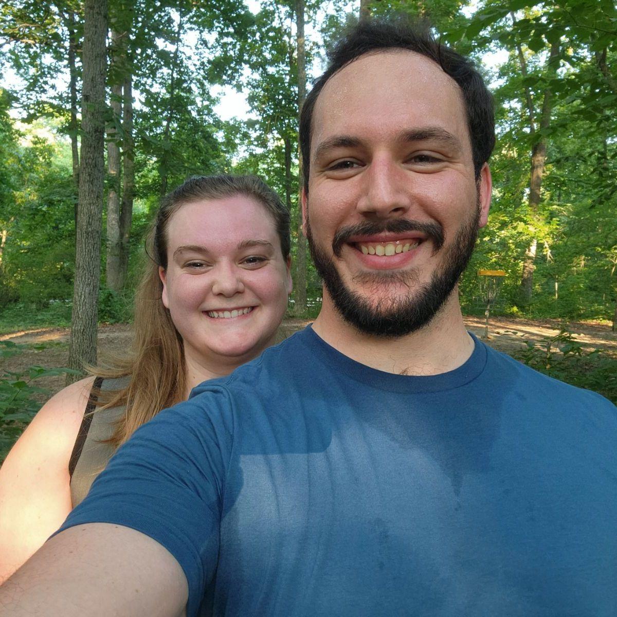 First disc golf game of many